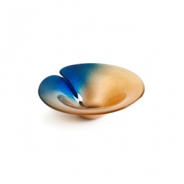 Mats Jonasson Crystal - TABLEWARE - Magic Gold bowl Ø 175 mm - 56056