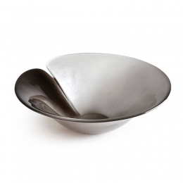 Mats Jonasson Crystal - TABLEWARE - Magic Silver bowl Ø 300 mm - 56062