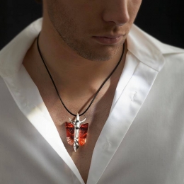 Mats Jonasson Crystal Jewellery - LIMITED EDITION Necklace Mefisto - 84304