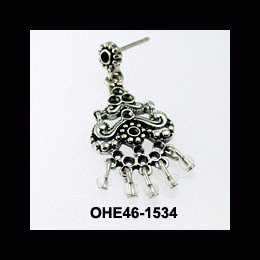 Oh la la Jewellery EARRINGS - nickel free silver - Oriental OHE46-1534