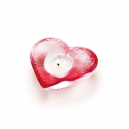 Målerås Crystal - Heart-shaped candleholder by Ludvig Löfgren - 69046