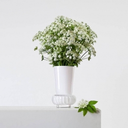 Målerås Crystal - PADAM White Vase by Anna Kraitz - 44139