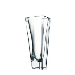 Crystal - Vase - ORREFORS Crystal Triangle Vase, H = 220 mm - 6529122
