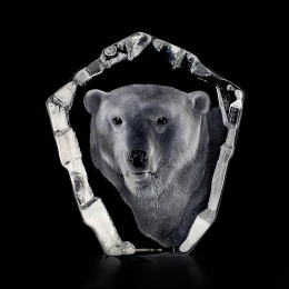Mats Jonasson Crystal - WILDLIFE - Polar Bear’s face - 33361