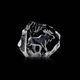 Mats Jonasson Crystal - WILDLIFE – Moose large - 33566