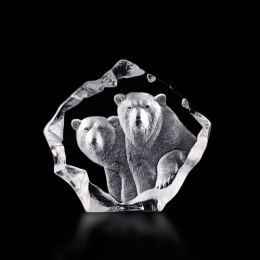 Mats Jonasson Crystal - WILDLIFE - Polar Bears - 34029