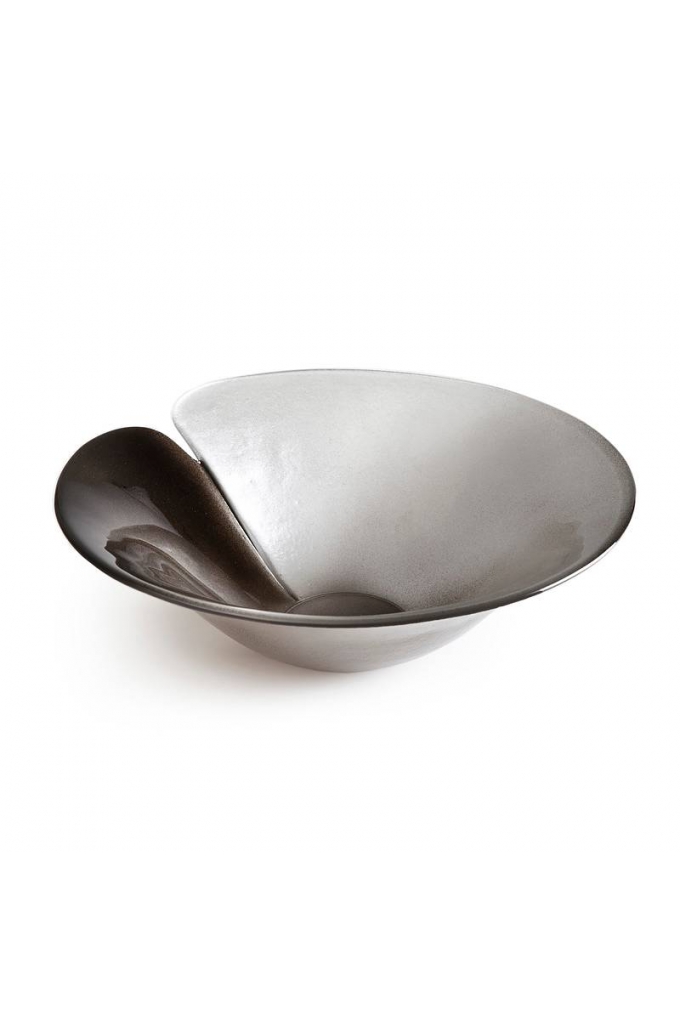 Mats Jonasson Crystal - TABLEWARE - Magic Silver bowl Ø 300 mm - 56062