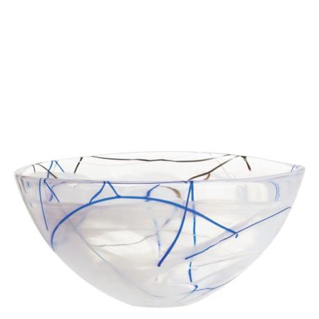 CONTRAST Bowl White by Anna Ehrner - Ø 350 mm - Kosta Boda  - 7050450