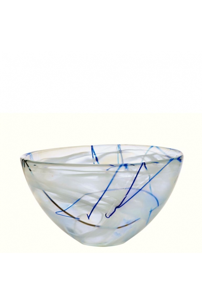 CONTRAST Bowl White by Anna Ehrner - Ø 230 mm - Kosta Boda - 7050611
