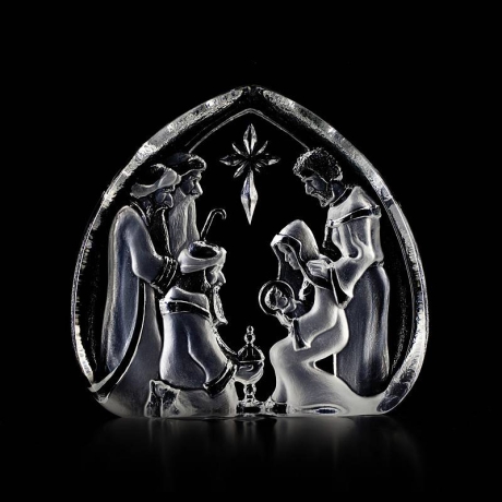 Mats Jonasson Crystal - CHRISTMAS - Nativity scene, Christmas Crib - 33612