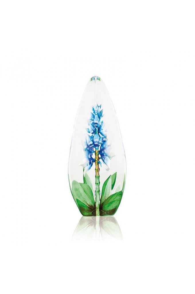 Mats Jonasson Crystal - FLORAL FANTASY Orchid blue - 33818