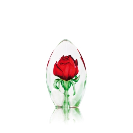 Mats Jonasson Crystal - FLORAL FANTASY Rose small - 33837