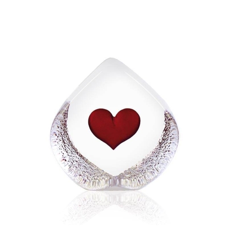 Målerås Crystal - GLOBAL ICONS Heart small by Mats Jonasson - 33772