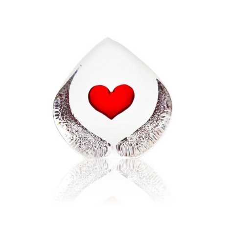 Målerås Crystal - GLOBAL ICONS Heart small by Mats Jonasson - 33772