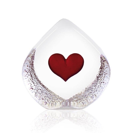 Målerås Crystal - GLOBAL ICONS Heart large by Mats Jonasson - 33773