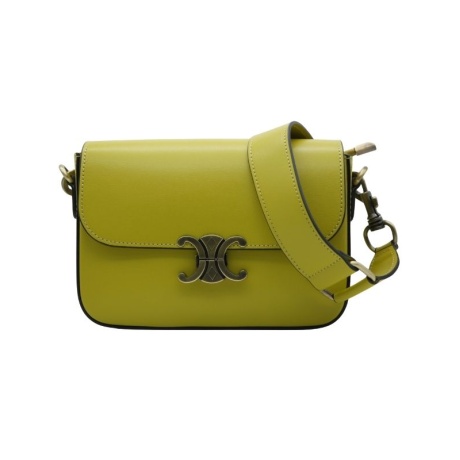 Genuine Italian Leather shoulder/crossbody bag Enna lime - BP-23069