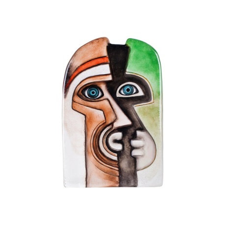 Mats Jonasson Crystal - LIMITED EDITION - MASQ Zador I green/brown Nr. 7/49 - 65855