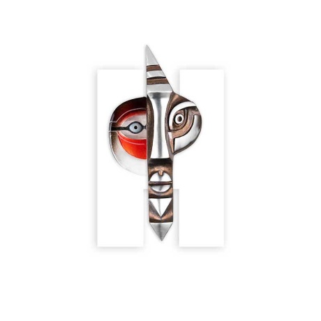 Mats Jonasson IRON & CRYSTAL - LIMITED EDITION - WALL SCULPTURE Shama Nr. 3/49 - 68226