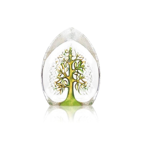 Mats Jonasson Crystal - NORDIC ICONS Yggdrasil small green - 33981