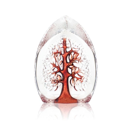 Mats Jonasson Crystal - NORDIC ICONS Yggdrasil large red - 34039