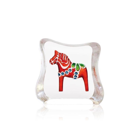 Mats Jonasson Crystal - NORDIC ICONS - Miniature Dala Horse - 88180