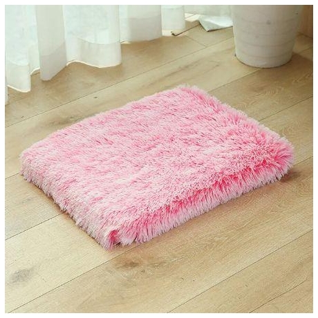 Medium size-Pinpointed foam mattress for small Pet-Washable fabric-pink-50 x 40 cm