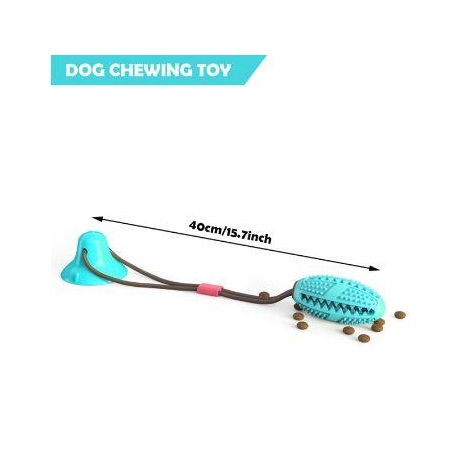 Dog bite toy-tug rope with suction cup – B