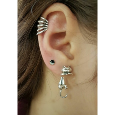 Oh la la Jewellery - Earring ''Cat'' - Silver 925