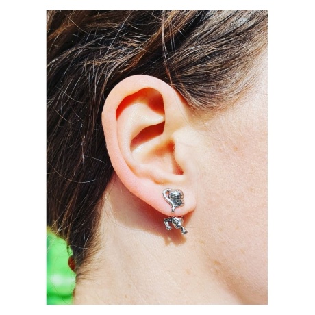 Earring ''Leopard'' - Silver 925