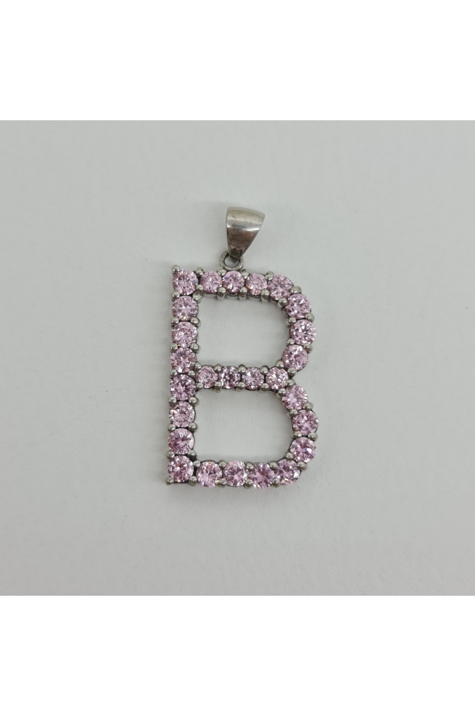 Oh la la Jewellery - Letter B Pendant, small, Silver 925 - OHP47-1761-1003