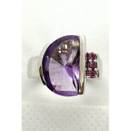 Diana Amethyst Silver Ring