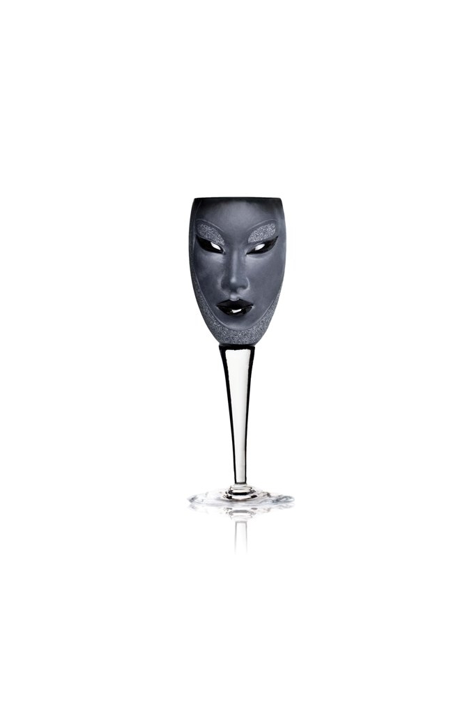 Mats Jonasson - MASQ Stemware Electra wine glass black - 42013