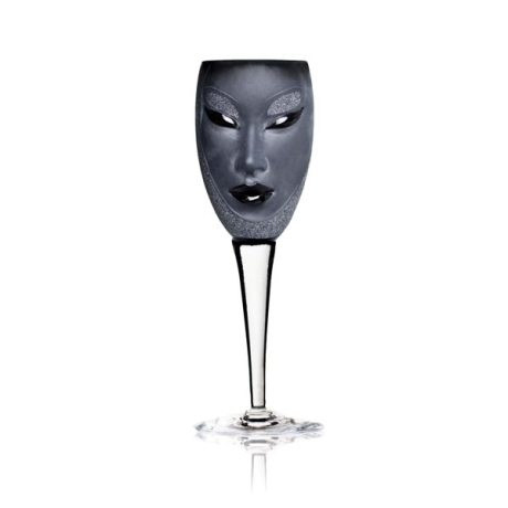 Mats Jonasson - MASQ Stemware Electra wine glass black - 42013