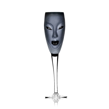 Mats Jonasson - MASQ Stemware Electra Champagne black - 42036