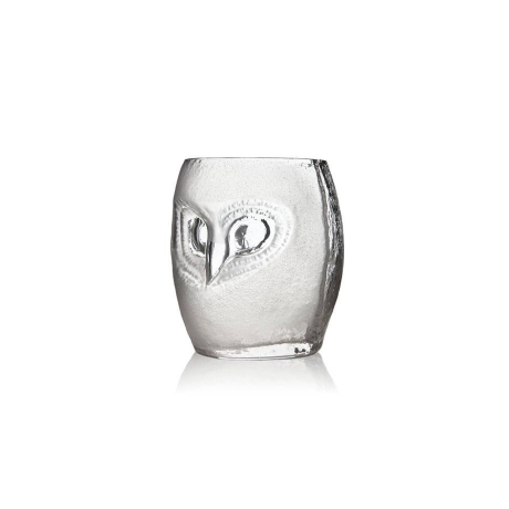 Mats Jonasson Crystal - STRIX small tumbler Owl, clear - 42042