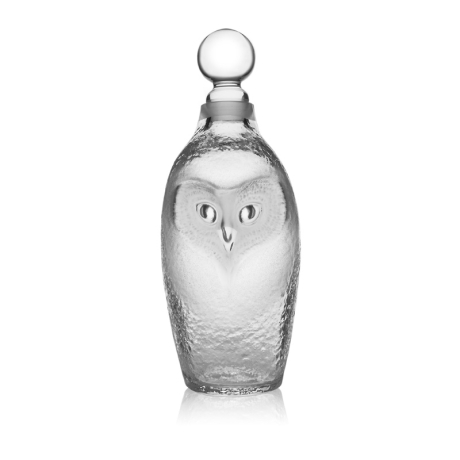 Mats Jonasson Crystal - STRIX Owl Decanter with Stopper, clear - 44096