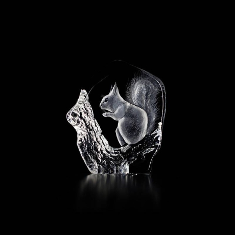 Mats Jonasson Crystal - WILDLIFE - Squirrel - 33280