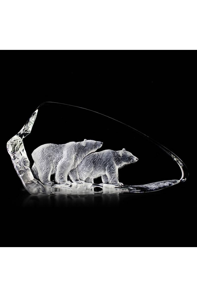 Mats Jonasson Crystal - WILDLIFE - Polar bears - 33707