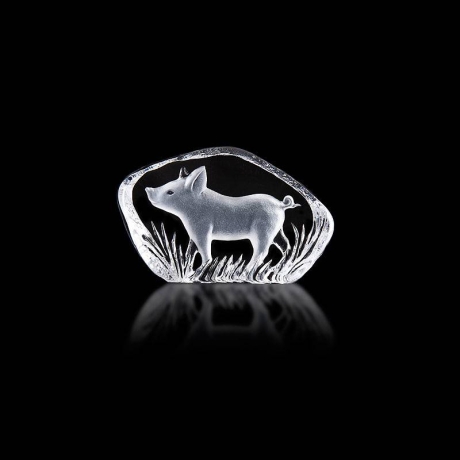 Mats Jonasson Crystal - WILDLIFE - Piglet - 34277