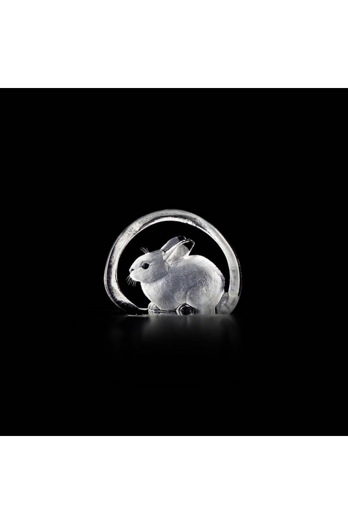 Mats Jonasson Crystal - WILDLIFE MINIATURE - Rabbit - 88101