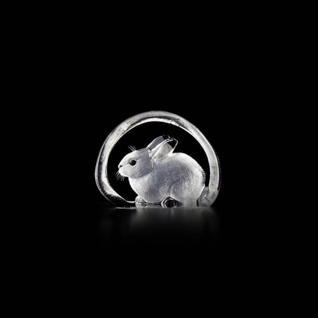 Mats Jonasson Crystal - WILDLIFE MINIATURE - Rabbit - 88101