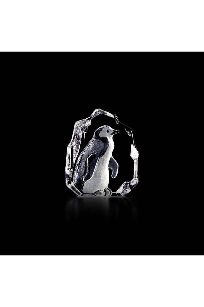 Mats Jonasson Crystal - WILDLIFE MINIATURE - Penguin chick - 88113