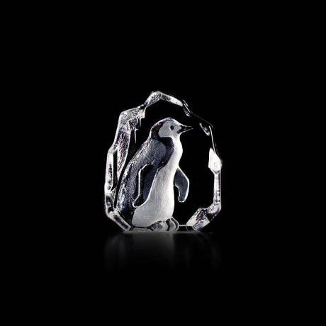 Mats Jonasson Crystal - WILDLIFE MINIATURE - Penguin chick - 88113