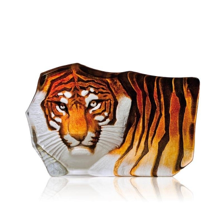 Mats Jonasson Crystal - WILDLIFE PAINTED - Tiger - 33851