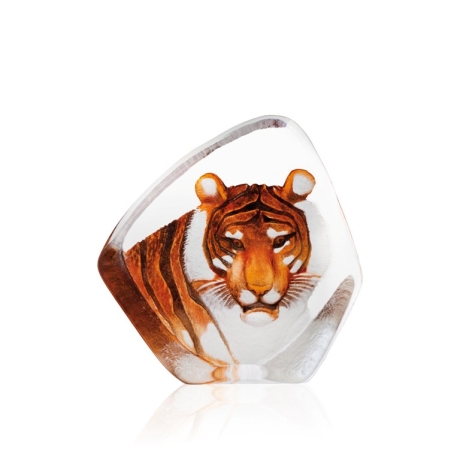 Mats Jonasson Crystal - WILDLIFE PAINTED - Tiger - 33861