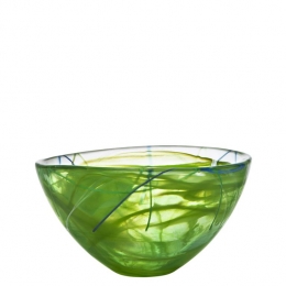 CONTRAST Bowl Lime by Anna Ehrner - Ø 230 mm - Kosta Boda - 7050613