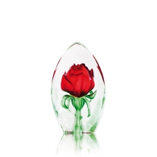 Mats Jonasson Crystal - FLORAL FANTASY Rose large - 33838