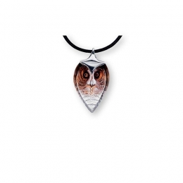 Mats Jonasson Crystal Jewellery - Necklace Strix - Owl - 84126
