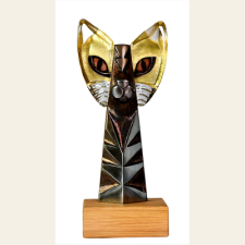 Mats Jonasson IRON & CRYSTAL - LIMITED EDITION - Sculpture 'Aristoc(r)at III' Nr. 7/49 - 68131
