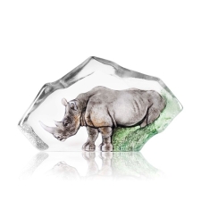 Mats Jonasson Crystal - LIMITED EDITION - WILDLIFE The Big Five - Rhino - 34115